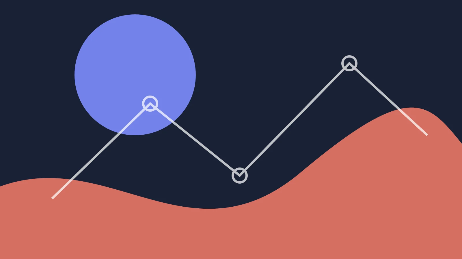 Original abstract network illustration number 5